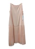 pleated dress in petal