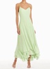 clemenza dress in pear green