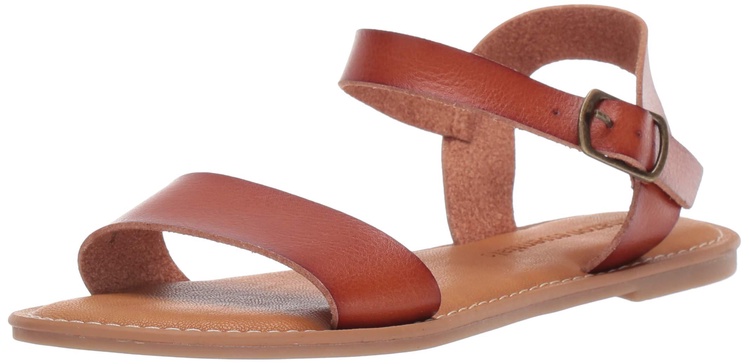 Amazon Essentials Women's Two Strap Buckle Sandal