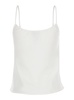 Plain Tank Top With U Neckline