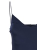 Blue Dress With Thin Straps In Fabric Woman