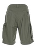 Green Bermuda Pants With Belt Loops And Two Maxi Patch Pockets On The Side In Cotton Man