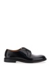 Black 'Phoneix' Shoes With Five Holes In Brushed Leather Man