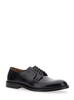 Black 'Phoneix' Shoes With Five Holes In Brushed Leather Man