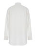 White Shirt With Buttons In Cotton Blend Woman