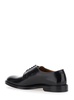 Black 'Phoneix' Shoes With Five Holes In Brushed Leather Man