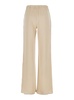 'Rapolano' Beige Pants With Elastic Waist And Wide Leg In Silk Blend Woman