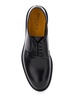Black 'Phoneix' Shoes With Five Holes In Brushed Leather Man