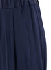 'Jhonny' Blu Pants With Pleated Details And Elastic Waist In Silk Blend Woman