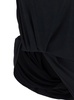 'Le Haut Peplo' Black Top With Square Neck And Cut-Out On The Side In Viscose Blend Woman