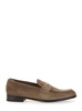 'Standford' Beige Slip-On Loafers In Leather Man