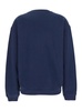 'privacy Please' Blue Crewneck T-shirt With Tonal Logo Embroidery On The Front In Cotton Blend Woman