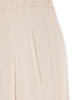 Pink Pants With Elastic Waist And Pences In Viscose Blend Woman