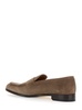 'Standford' Beige Slip-On Loafers In Leather Man