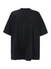 'Eternal' Black Crewneck T-Shirt With Tonal Embroidery On The Front And Logo Patch On The Rear In Cotton Man