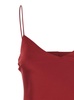 Bordeaux Dress With Thin Straps In Fabric Woman