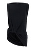 'Le Haut Peplo' Black Top With Square Neck And Cut-Out On The Side In Viscose Blend Woman