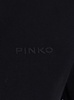 'Start' Black Crewneck T-Shirt with Tonal Logo Lettering on the Front in Cotton Woman