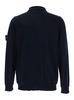 Stone Island Blue Polo Shirt With Removable Compass Logo Applied On The Sleeve In Virgin Wool Man