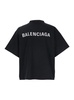 New Balenciaga Back T-shirt Medium Fit in Black