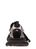'3XL' Black Low Top Sneakers with Logo Detail in Tech Fabric Man