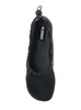 'Gill' Black Ballerinas with Semi-Transparent Mesh Design and Adjustable Drawstring in Tech Fabric Woman