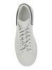 White Sneakers with Logo Lettering on the Rear and Oversize Sole in Leather Man
