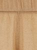 'Lumiere' Gold Colored Pants with Elastic Waist in Tech Fabric Woman