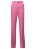 Pink Straight Trousers Galdys in Viscose Woman