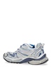 'Runner 2.0' Light Blue Low Top Sneakers with Runner Logo in Tech Fabric Man