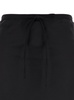 Black Double-Layer Long Skirt in Viscose Blend Woman