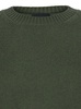 Dark Green Crewneck Sweater in Cashmere Woman