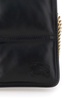 'Snip' Black Shoulder Bag in Quilted Leather Woman