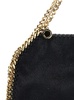 'Falabella Mini' Black Handbag with Handle and Chain Shoulder Strap in Eco Leather Woman