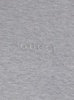 Gucci Grey Polo Shirt With Striped Collar And Tone-On-Tone Embroidered Logo On The Front In Cotton Man