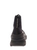 'Tread Slick' Black High Top Sneakers with Oversized Platform in Cotton Woman