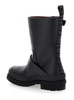 'Trace' Black Ankle Boots with Buckle in Tech Fabric Woman