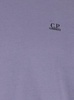 C.P. Company Violet T-Shirt With Logo Printed On The Front In Cotton Man