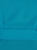 Blue Long Dress with Layered Design and Upper Cape in Silk Blend Woman