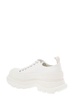 Alexander Mc Queen Man's  White Cotton Tread Sneakers