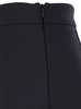 'Bozen' Black Pants with Rear Concealed Zip in Jersey Stretch Woman