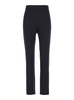 'Bozen' Black Pants with Rear Concealed Zip in Jersey Stretch Woman