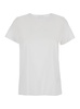 White Crewneck T-Shirt in Cotton Woman