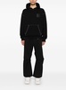 Black Hoodie with 4G Logo Detail on Front in Cotton Man