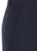 Blue Pants with Belt Loops and Pence Details in Cotton Woman