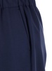 'Buddy' Blue Pants with Drawstring Waist in Virgin Wool Blend Woman