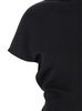 Black High Neck Dress in Cady for Women