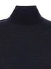 Blue Turtleneck with Long Sleeves in Wool Man