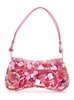 'Play'  Pink Handbag with Oval D Logo Plaque on the Front and All-Over Graphic Print in Ecoleathe Woman