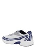 'Nfinity-52' White Low Top Sneakers with 4G Logo on the Tongue and 4G Logo on the Side in Tech Fabric Man